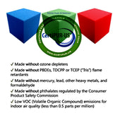 16 PIECE 6" inch GYMNASTIC FOAM PIT CUBES/BLOCKS