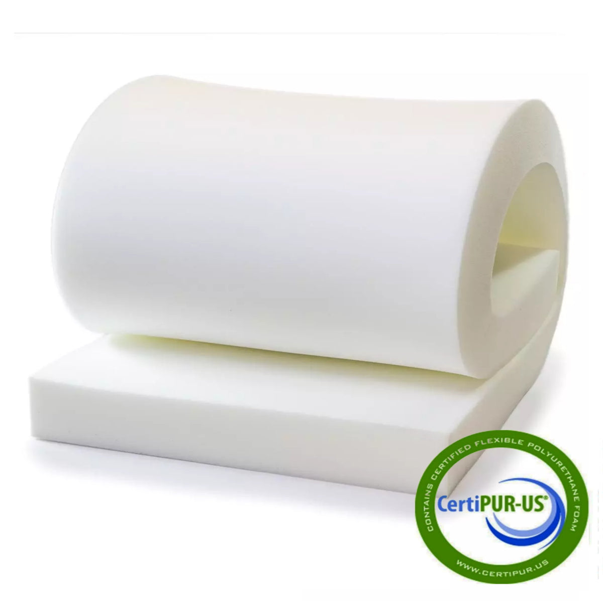 High Density Upholstery Foam Sheet - 80 x 20 - ½, 1, 2, 3, 4, 5, 6